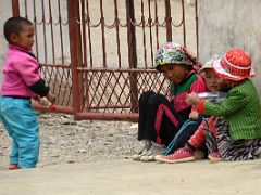 30 Children n School Courtyard In Yilik Village On The Way To K2 China Trek